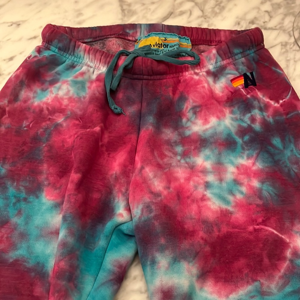 Aviator Nation Sweatpants. Like New! Tie Dye